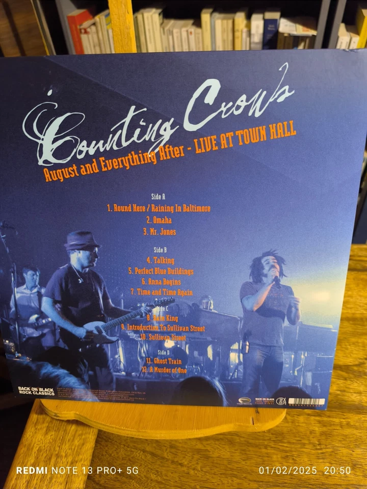 COUNTING CROWS" AUGUST AND EVERYTHING AFTER-LIVE AT TOWN HALL" - REF RCV075LP - Photo 2/4