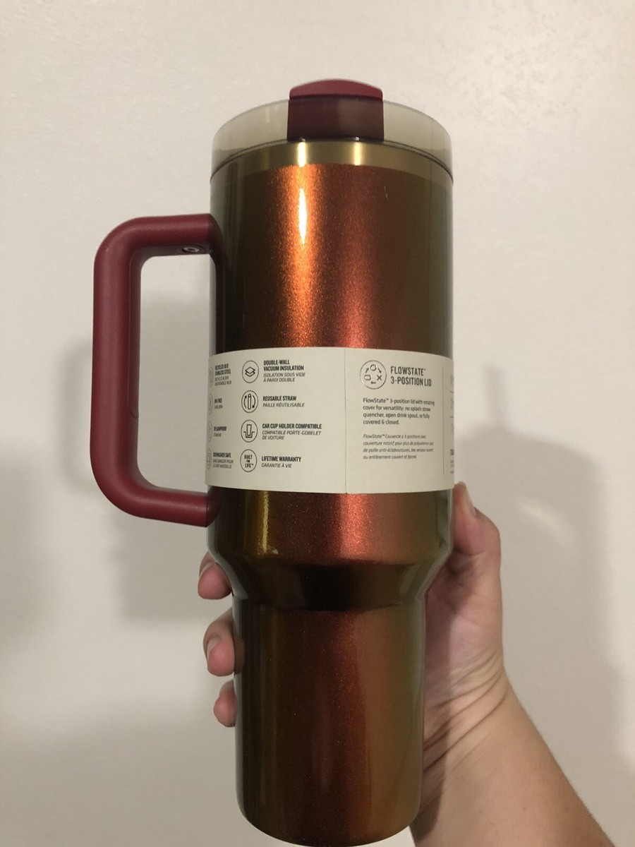 Stanley x Lainey Wilson Country Gold Quencher H2.0 FlowState Tumbler | 40 OZ 🔥 | UK