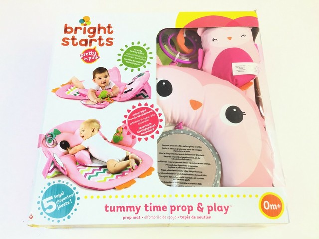 tummy time mat pink