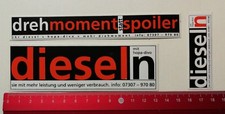 Aufkleber/Sticker: 3x dieseln mehr Leistung weniger - Hopa divo (260317107) 