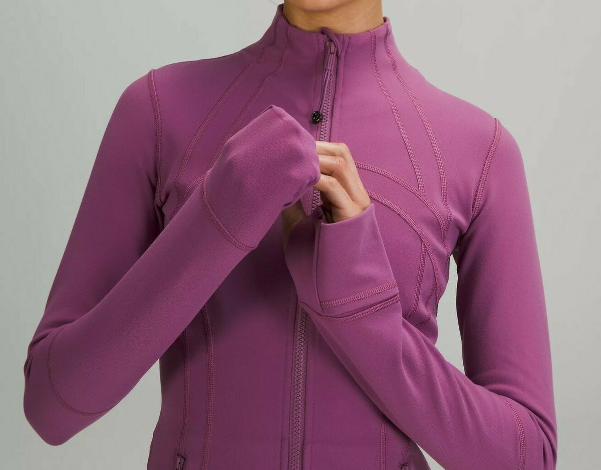 Lululemon レディースジャケット サイズ4 パープル NEW Women Lululemon Define Jacket Mesh Vent Luon Vintage
