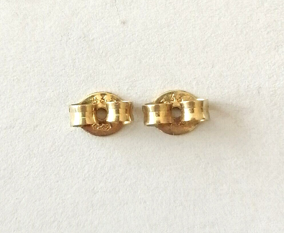 Triangle Shape Stud Earrings with Diamond Gold 33… - image 8