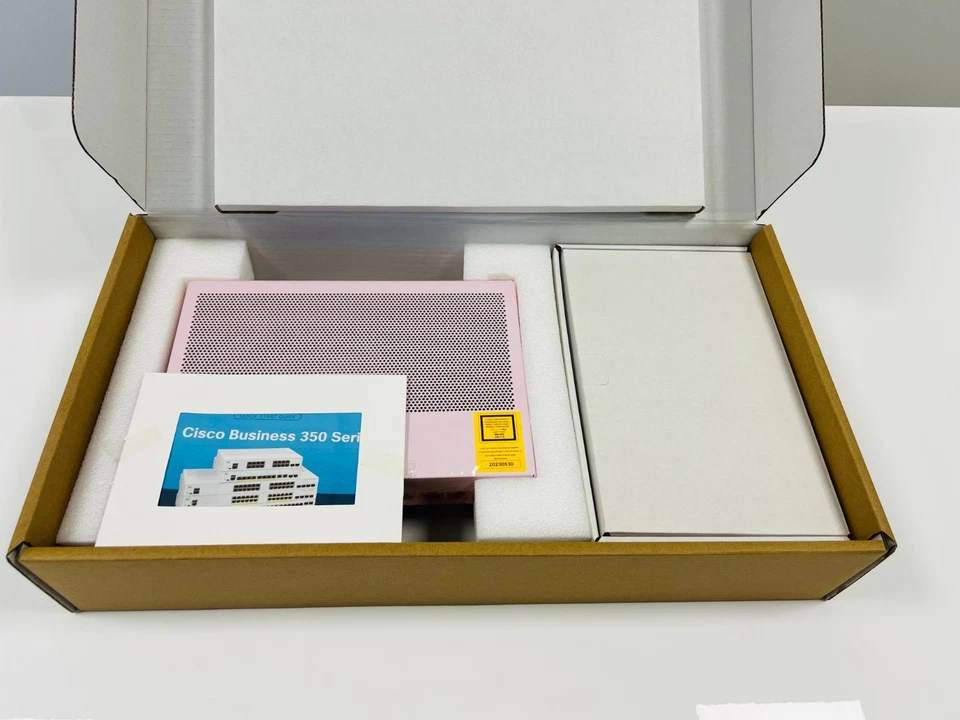 Brand New Sealed Cisco 350 CBS350-8T-E-2G 8 1Gbe and 2 SFP Port Managed Switch - Image 3 of 4