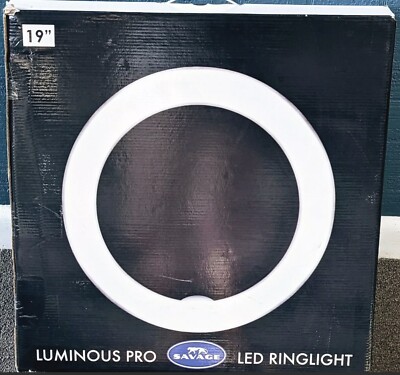 Savage Luminous Pro 19'' 96W Bi-Color LED Ringlight Plus, 5300 Lumens, 95 CRI