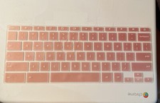 CaseBuy Pink Keyboard Cover Fit 2020/2019/2018 Lenovo Chromebook C330 11.6"/