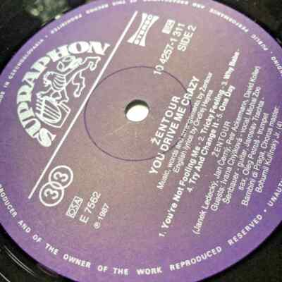 Žentour – You Drive Me Crazy. New Wave, Pop Rock LP, Supreaphon