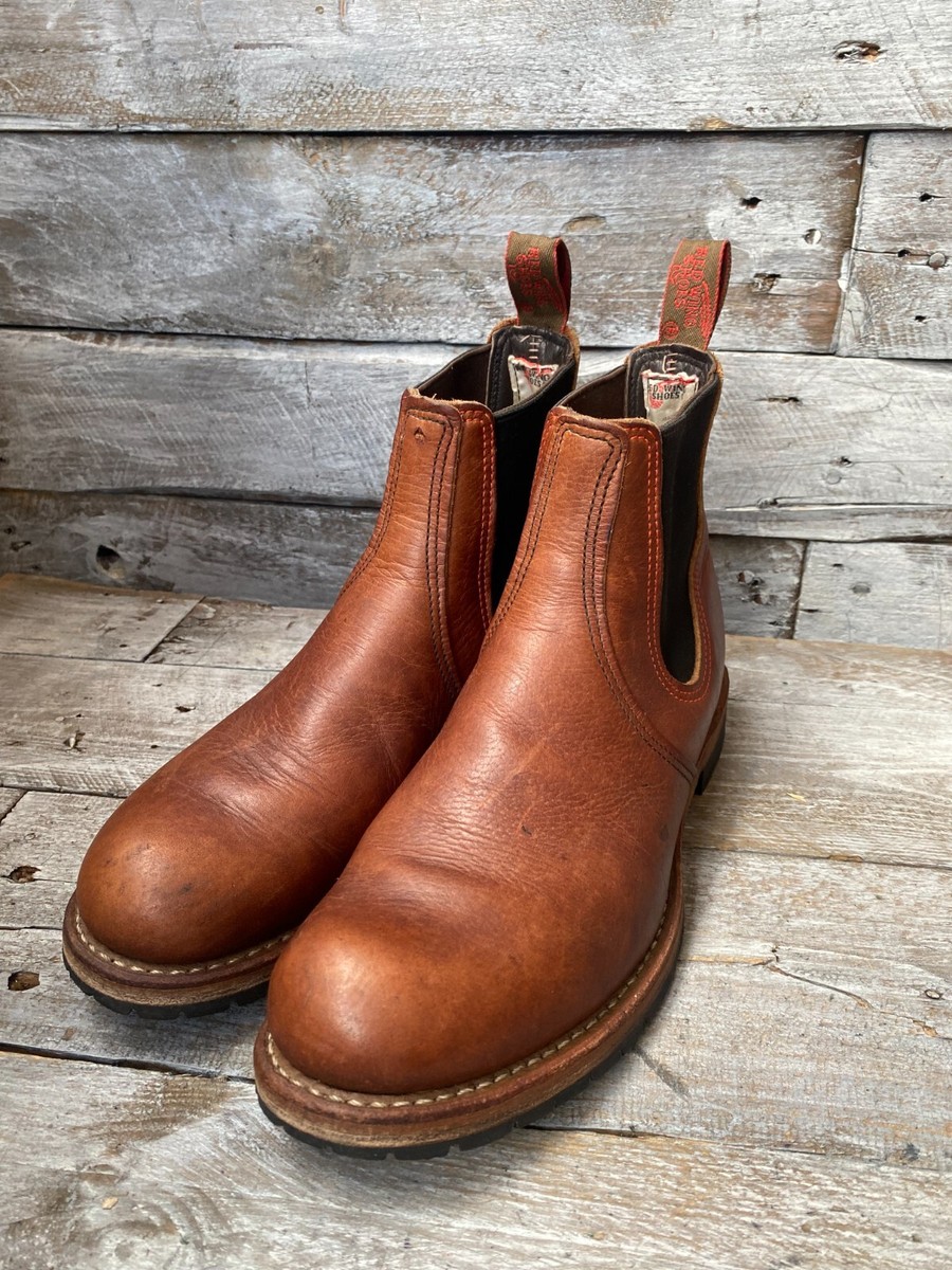 Red wing chelsea rancher brail oil slick leather boots style 2917
