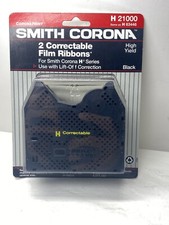 Genuine Smith Corona H Series 21000 Correctable Typewriter Ribbon - 2 Pack