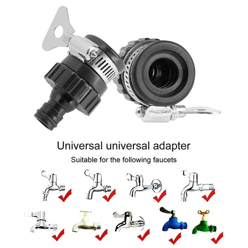 Kitchen Mixer Tap Connectors To Garden Water Hose Pipe Fitting Faucet Adapter - Picture 5 of 11