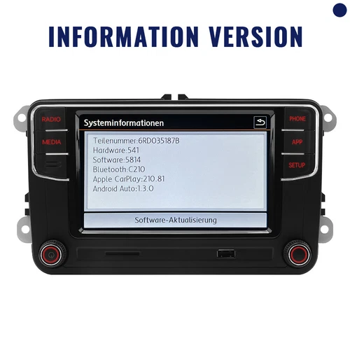 6.5" RCD360 PRO 187B Autoradio CarPlay Android Auto RCD330 Für VW Golf Passat CC - Bild 6 von 13