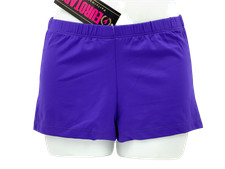 Eurotard Booty Shorts 44335 Womens Teen Purple Jazz Cheer Dance Medium Large