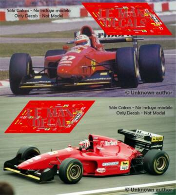 Hot Wheels-La Storia F1 Ferrari 412 T1B-Jean Alesi-1994 | Aukro