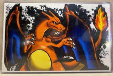 Hand Signed LARGE 11 x 17in Photo Print Painting Charizard Pok mon Artwork