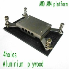 4holes AMD AM4 platform aluminum plywood block for diameter 6mm heat pipe