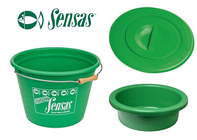 SENSAS 25 Liter Futter-Eimer / Angel-Eimer / Zubehör