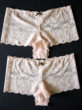 Cacique Lane Bryant Lace Cheeky Short Panty size 18/20 Lot of 2
