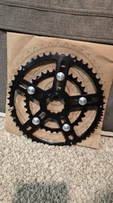 White Industries VBC 2.0 MR30 Chainrings 50/34 Black 9-12 Speed