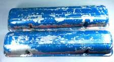 SBC OEM Chevrolet Script Valve Covers Small Block Stamped Steel 283 327 Chevy GM