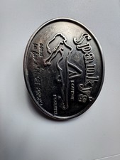 SPANKYS Lounge n Pool Hall Belt Buckle Come In For a Nice Rack