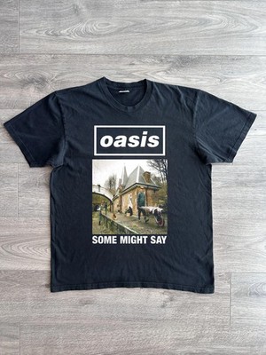Oasis Some Might Say Single Cover Live '25 Black T-shirt Size S