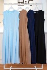 UNIQLO:C Fit-and-flare dress / Sleeveless S-XXL 4Color Women 483069
