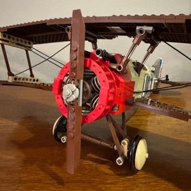 Lego 3451 Sopwith Camel Biplane & 10024 Red Baron Airplane Building Set *READ