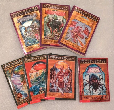 #ad 7 Emily Rodda books Deltora Quest 1 3 Dragons Of Deltora 3 Shadowlands $14.99