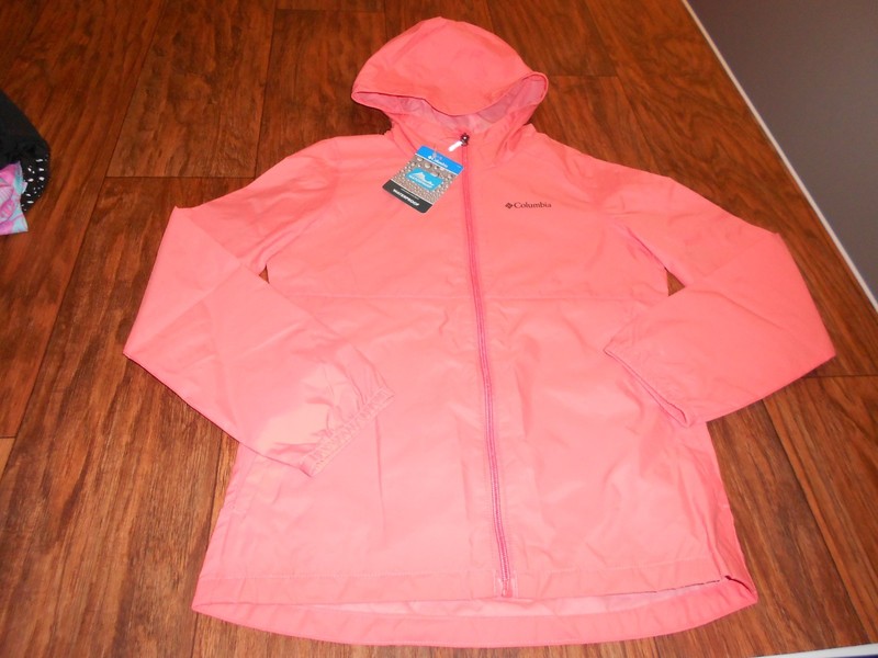 NEW tags Columbia girls coat size M medium 10 - 12 jacket lightweight Waterproof