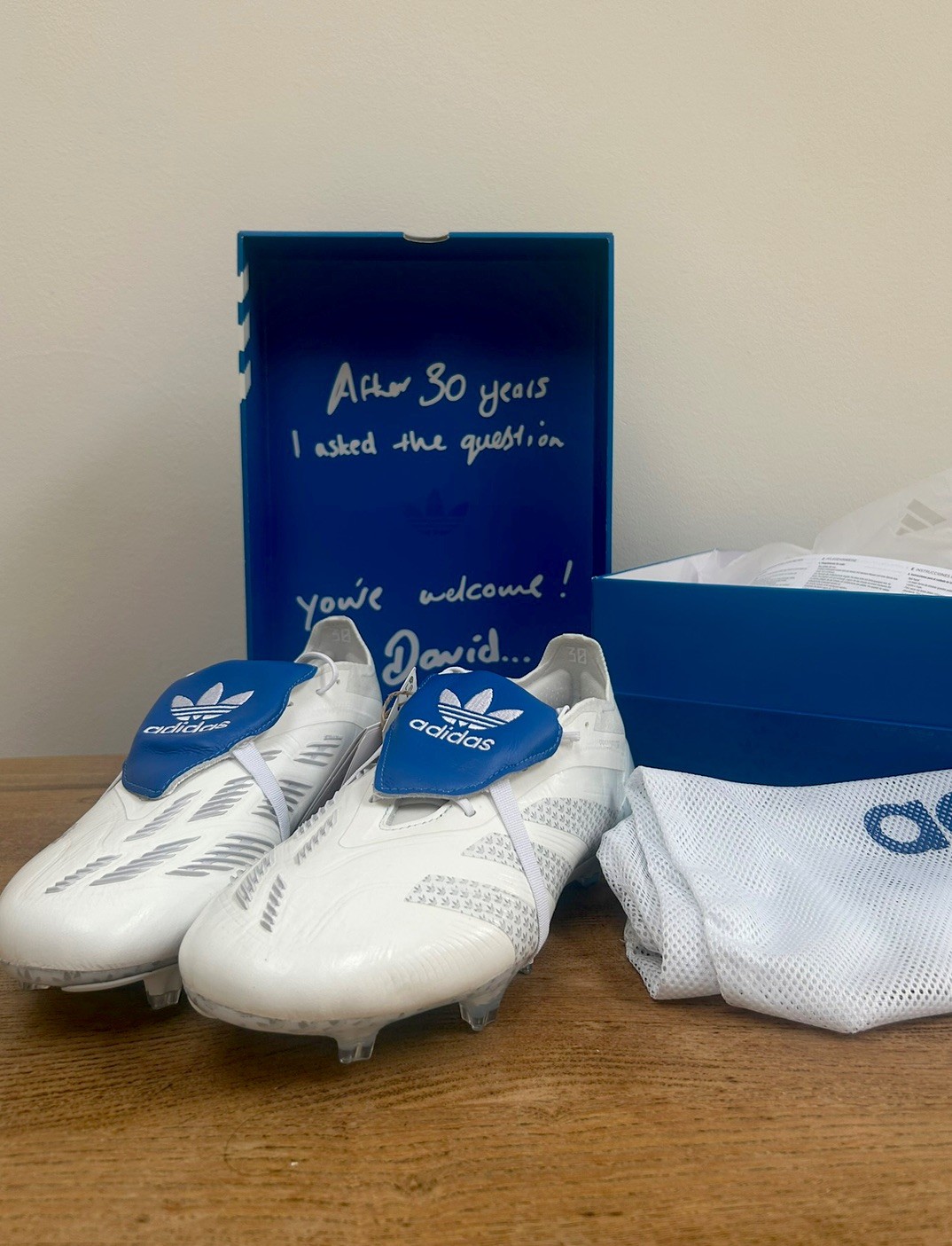 UK 10 Predator Elite Beckham Collectors FG Boot
