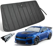 Thickened Windshield Sun Shade for Ford Mustang 2015-2026 Accordion Front W...