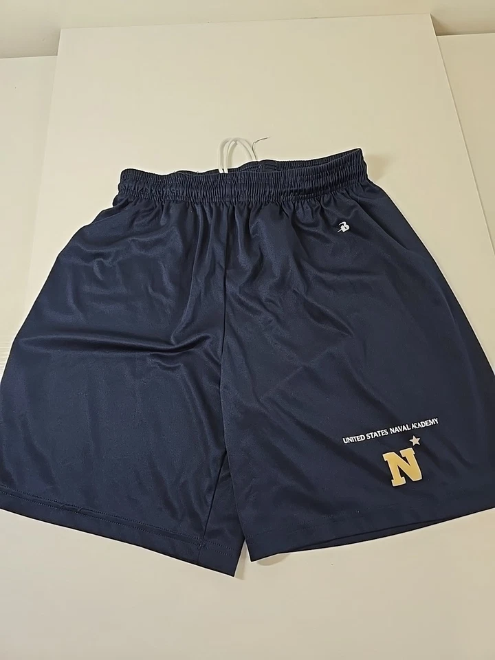 Navy Midshipmen US Naval Academy Basketball Shorts Blue Small - Image 3 of 4
