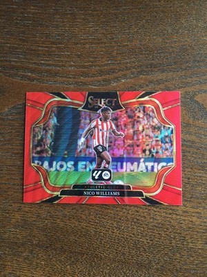 2025-26 Panini Select Nico Williams Athletic Club Field Level Red