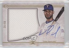 2017 Topps Definitive Collection Relic 20/50 Nomar Mazara #ARC-NM Auto 0vp1