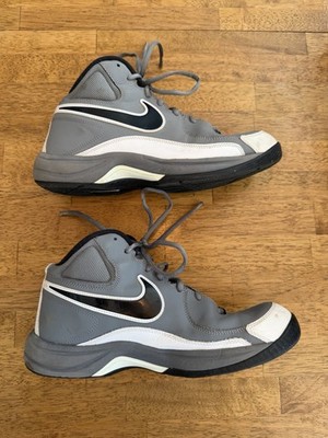 Nike The Overplay VII 511373-001 Cool Grey / Black-White Basketball Shoes Size 9