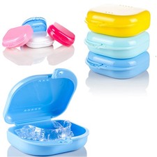 Dental Retainer Case Storage Mouth Guard Box Containers for Invisalign Teeth