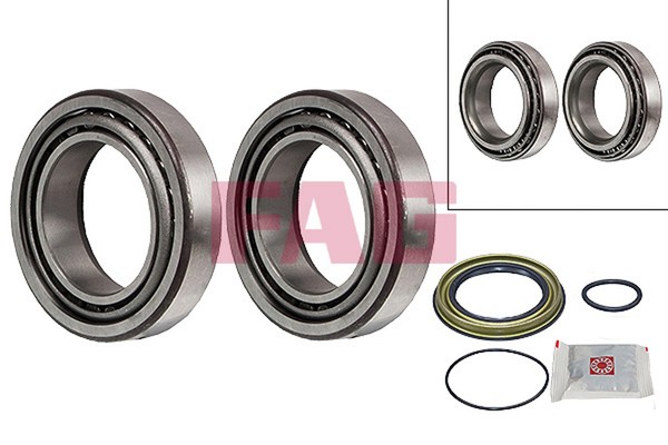 Schaeffler FAG Radlagersatz 713 6138 60 FüR Nissan D22 UP Pickup Navara Pick 4WD-image
