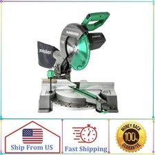 Metabo HPT C10FCG2 10-Inch 15-Amp Single Bevel Compound Miter Saw with Xact Cut