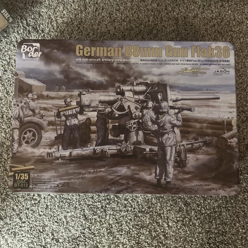 Border Model 1/35 German 88mm Gun Flak36 W/ 6 Crew #BT-013 | eBay