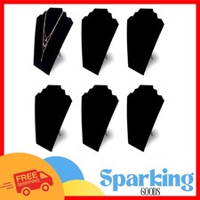 Luxury 12.5" Velvet Jewelry Easel Display - Pack of 6 for Stylish Storage