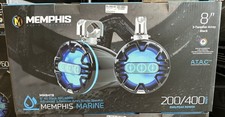 Memphis MM84TB 8  ATAC Series Marine Tower Speakers with RGB LED Lighting