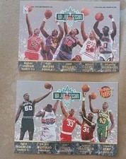 (2)Fleer1992-93 NBA Jam Session Basketball Card Lot Jordan Malone Barkley Pippen