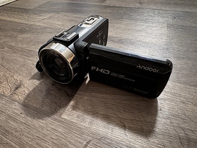 Andoer FHD 1080P Digital Camcorder Video Camera   24MP Zoom   Untested