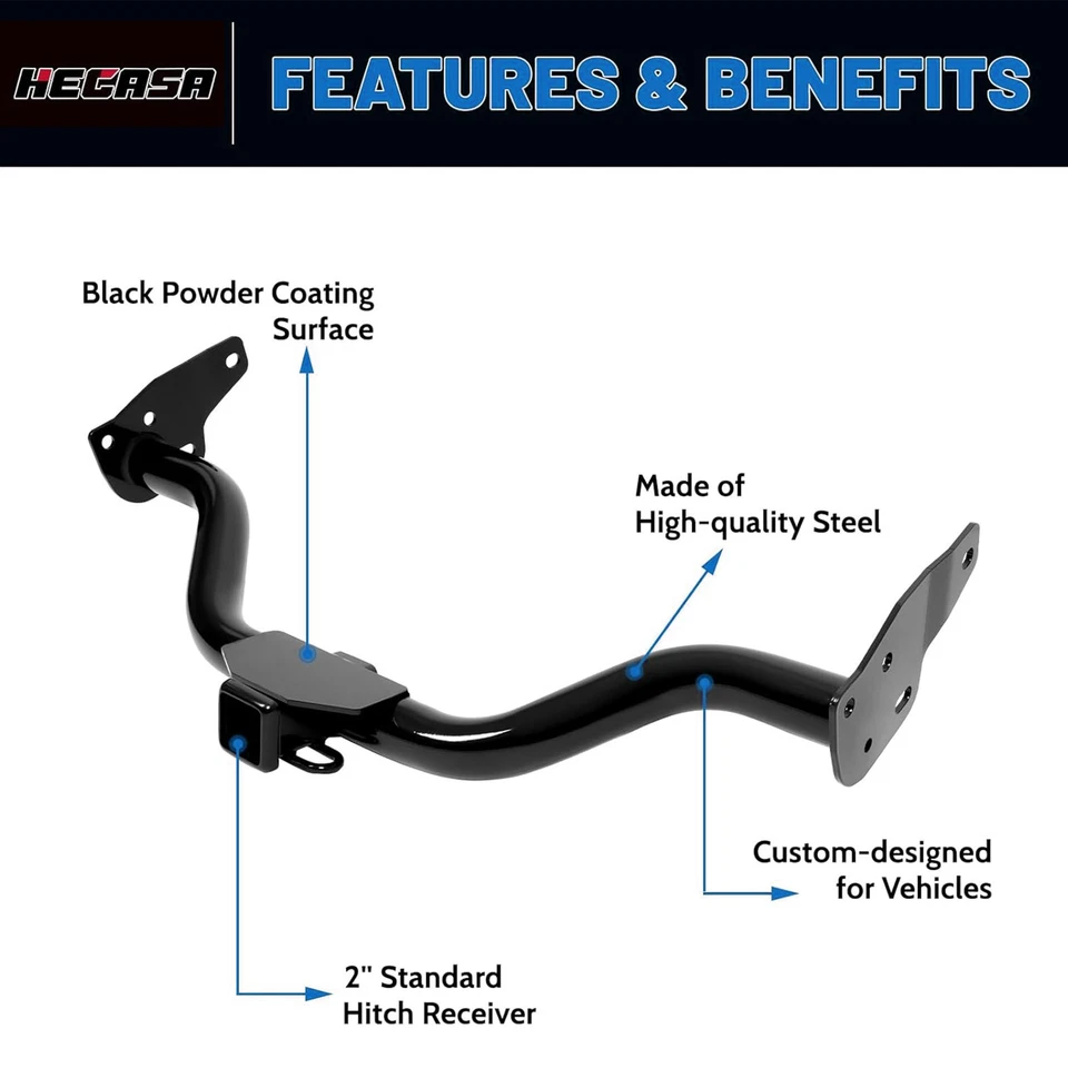 For Nissan Xterra 2005-2015 Rear Bumper Towing Class 3 Trailer Hitch Receiver Foto 3 de 4