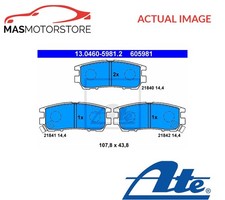 BRAKE PADS SET BRAKING PAD REAR ATE 130460-59812 A NEW OE REPLACEMENT