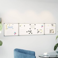 Whiteboard Magnetisch Klappbar Magnettafel Memoboard Wandtafel Aluminium vidaXL