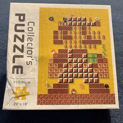 USAopoly Super Mario Maker Collector Puzzle 550 Pieces, 24x18, New Sealed Dented