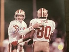 Joe Montana ,Jerry Rice Autographed signed 8x10 Photo with COA.HOF
