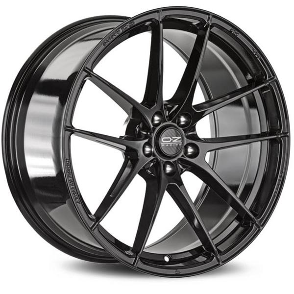 ALLOY WHEEL OZ RACING LEGGERA HLT FOR FORD FOCUS RS 8.5X19 5X108 GLOSS BLACK T2B