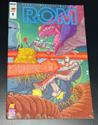 ROM #1 Rare Nick Pitarra SDCC Exclusive Variant 2016 IDW Comic!