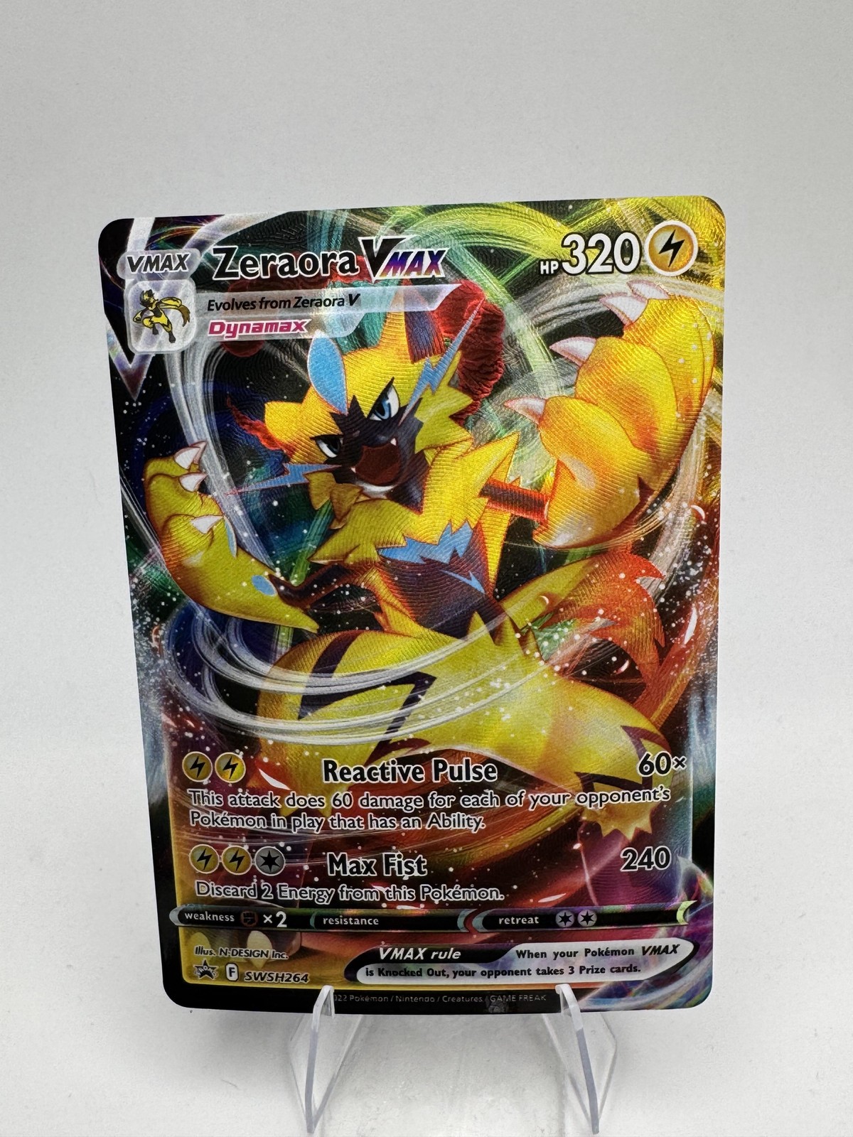 Pokemon TCG SWSH: Sword & Shield Promo Cards #SWSH264 Zeraora VMAX